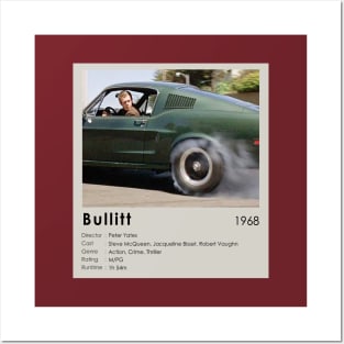 Bullitt Best Movie Scene Posters and Art